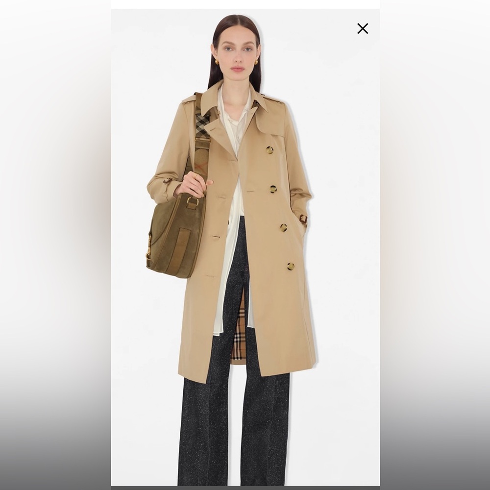 Burberry Long Kensington Heritage Trench Coat